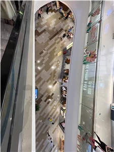 Cement Terrazzo Mall Indoor Use Flooring Project