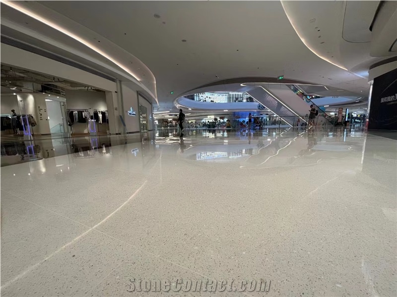 Cement Terrazzo Mall Indoor Use Flooring Project