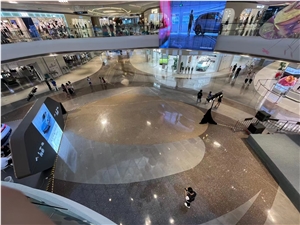 Cement Terrazzo Mall Indoor Use Flooring Project