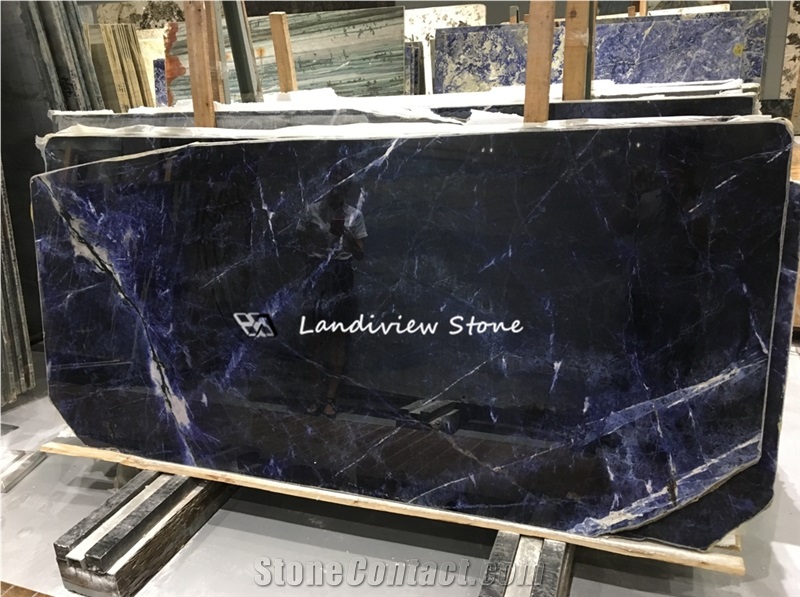 Blue Granite Lapislazuli Eyes Tiles For Floor And Wall