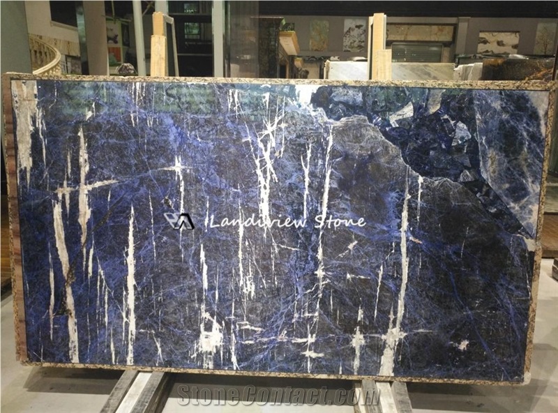 Blue Granite Lapislazuli Eyes Tiles For Floor And Wall