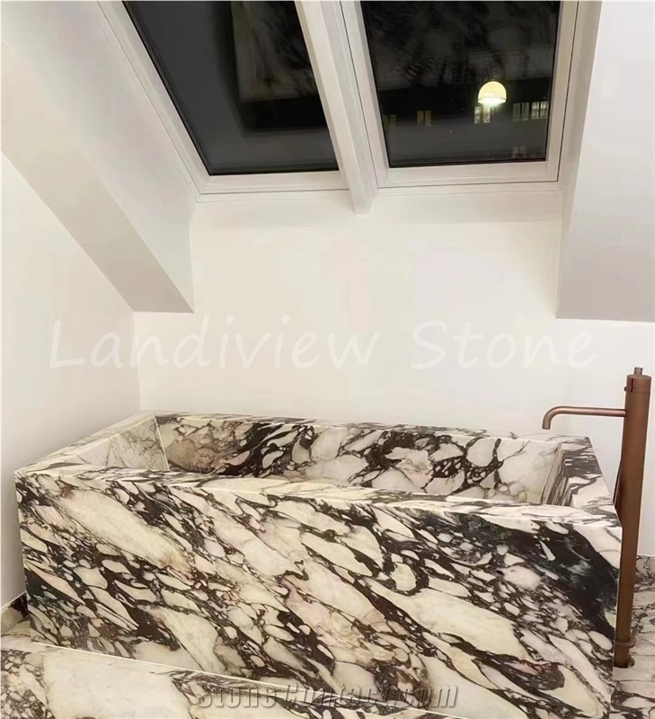 Breccia Vagli Violetta Marble Cafe Table
