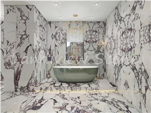 Calacatta Viola Marmo Slabs Wall Tiles