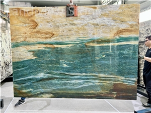 Louise Blue Quartzite Luxury Design Bathroom House Decor