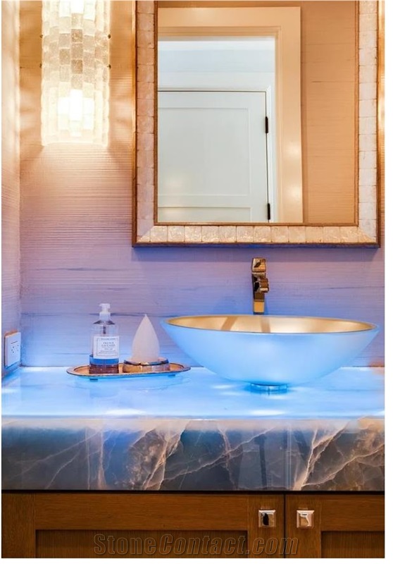 Claudia Blue Onyx- Iran Dream Ocean Onyx