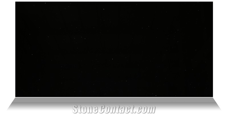 Lusida Black Quartz Slabs