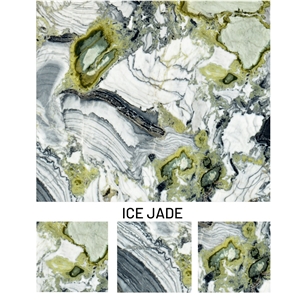 Ice Jade Green Marbles