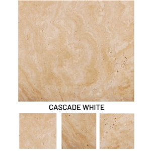 Ivory Cream Travertine - Cascade White
