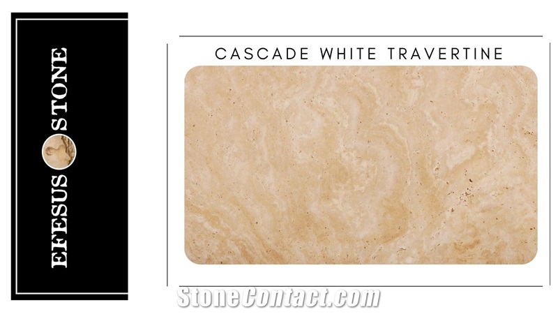 Ivory Cream Travertine - Cascade White