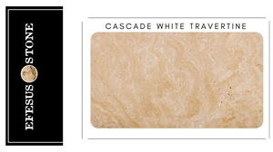 Ivory Cream Travertine - Cascade White