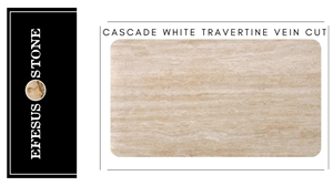 Ivory Cream Travertine - Cascade White