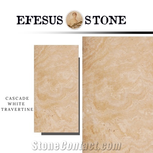 Ivory Cream Travertine - Cascade White