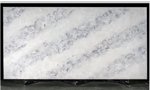 Antique Blue Quartz Artificial Marble Engineer Stone Slab
