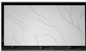 Artificial Calacatta White Quartz Compact Structure Slab