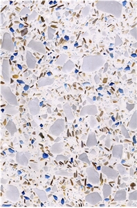 Artificial Concrete Nonslip Terrace Terrazzo Floor Tiles