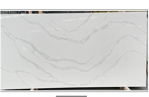 Hot Design Calacatta White Quartz Hard In China Stone Market