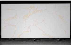 Hot Design Calacatta White Quartz Hard In China Stone Market