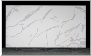 New Design Contemporary Unique Calacatta Quartz Slab Stone