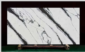 New Synthetic Stone Quartz Vein Black In China Stone Market