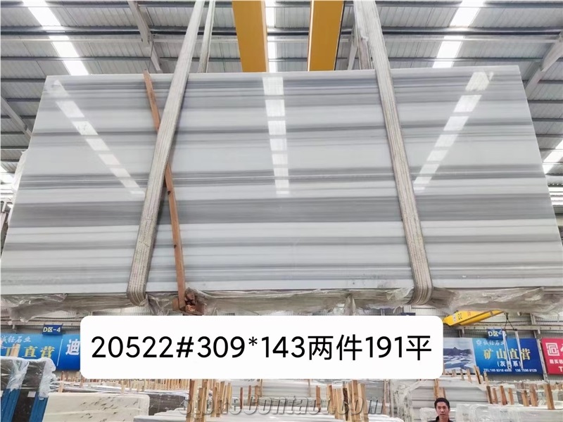 Ekvator Marmara Equator Marble Pajamas White Cizgili Mermers