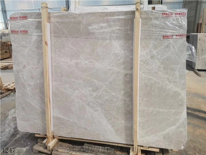 Patara Light Beige Marble Bej Mermer Mugla Emperador Slab