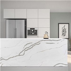 Slab Quartz Artificial Stone Like Marble Slab Look