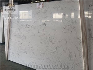 Artificial Stone Calacatta Belly White Quartz Slabs