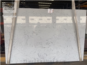 Artificial Stone Calacatta Belly White Quartz Slabs