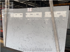 Artificial Stone Calacatta Belly White Quartz Slabs