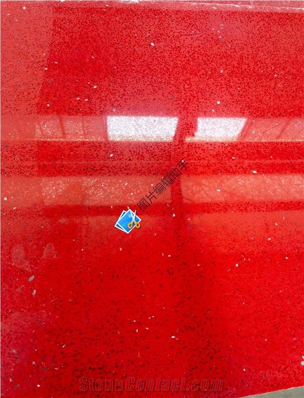 Cuarzo Red Quartz Slabs