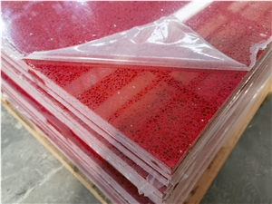 Cuarzo Red Quartz Slabs