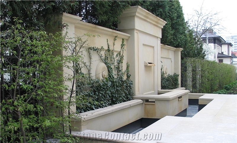 Beige Sandstone Fountains & Sculptures