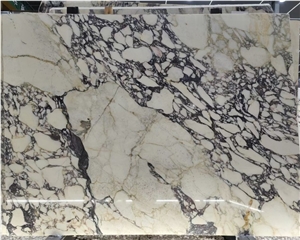 Calacatta Violet White Marble Stone Dinning Table Top