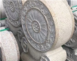 Chinese Courtyard Gate Large Drum Stone Carving BAO GU SHI