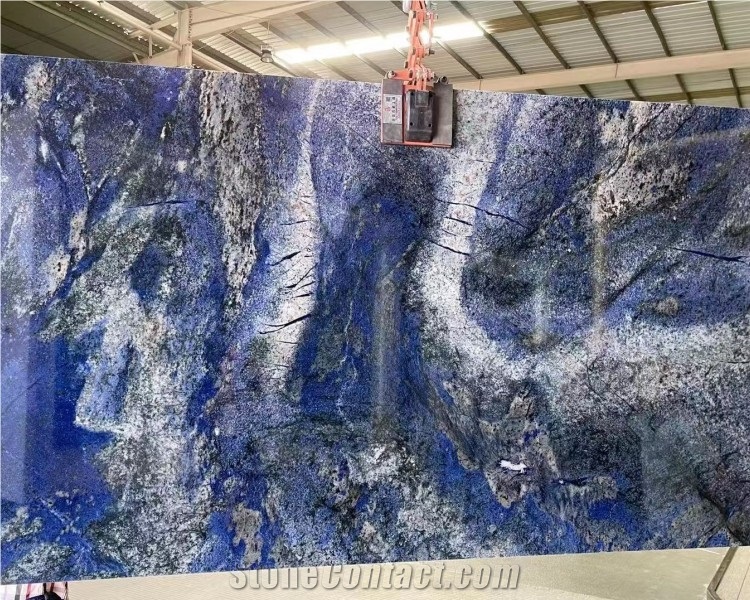 Chinese Factory Supplier New Arrival Blue Granite Slab