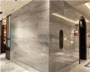 Infinity White Quartzite Slab Wall Tiles