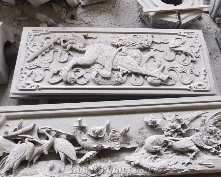 Large Carved Natural Stone Sculpture Taoism LAO ZI