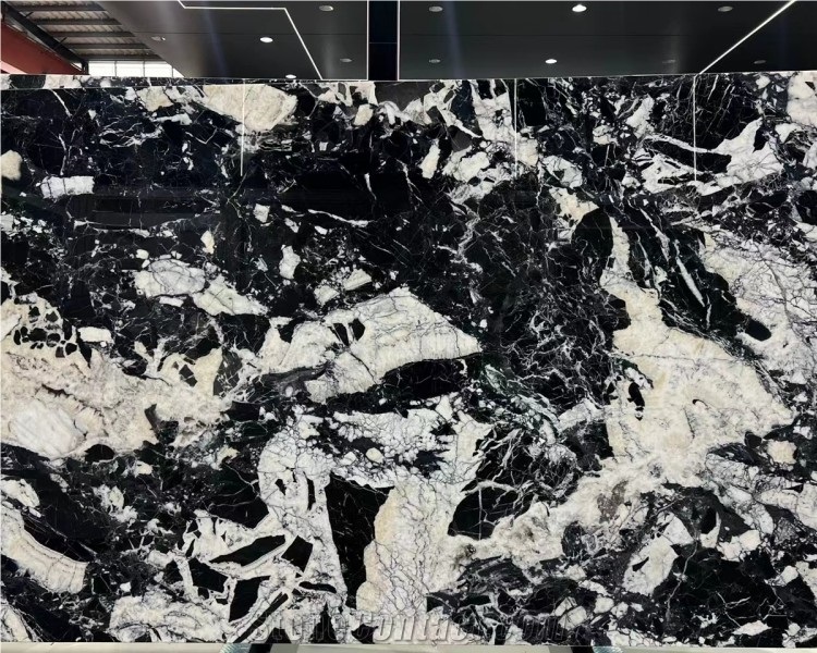 Napoleon Black Natural Marble Stone Slab Tiles Table Top