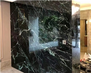 Polished Green Marble Natural Stone Coffee Table Tea Table