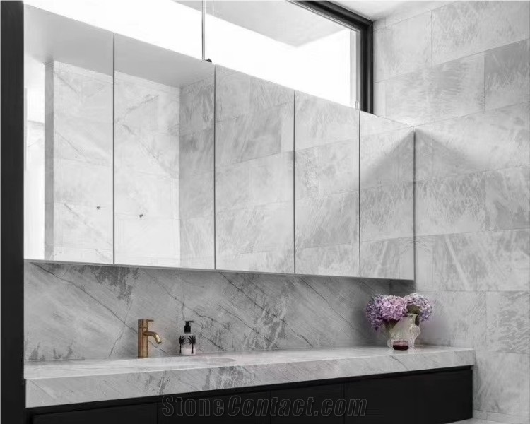 Van Gogh Grey Marble Natural Stone Slab