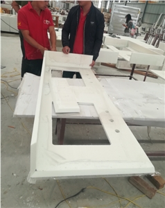 Nano Glass Bathroom Tops, Crystallized Glass Vanity Tops