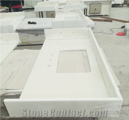 Nano Glass Bathroom Tops, Crystallized Glass Vanity Tops