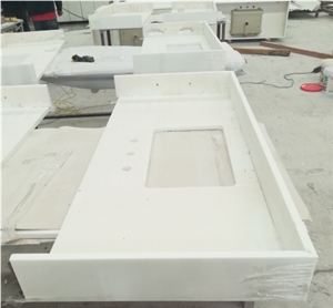 Nano Glass Bathroom Tops, Crystallized Glass Vanity Tops