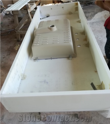 Nano Glass Bathroom Tops, Crystallized Glass Vanity Tops