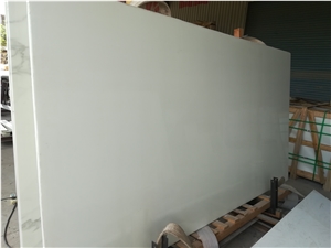 Pure White Nano Glass Slab, Crystallized Glass Stone Slab