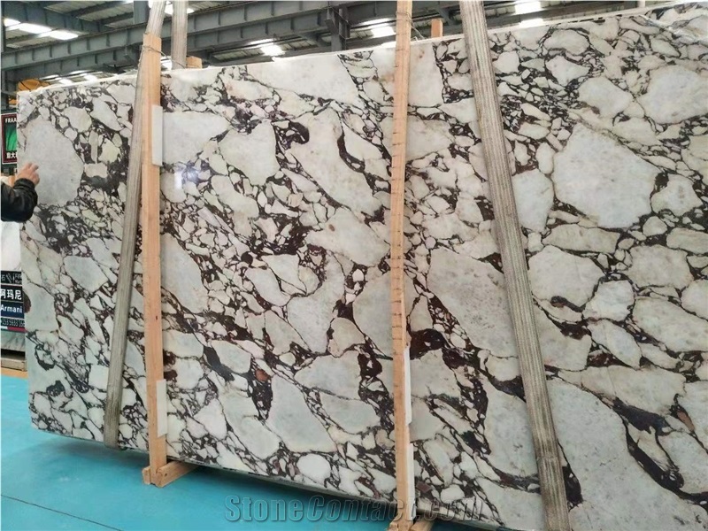 Arabescato Viola Marble Slab Polished