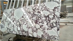 Arabescato Viola Marble Slab Polished