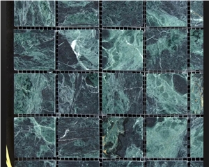 Verde Guatemala Marble Mosaic Tiles