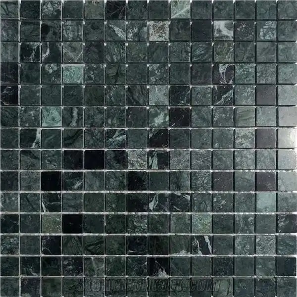 Verde Guatemala Marble Mosaic Tiles
