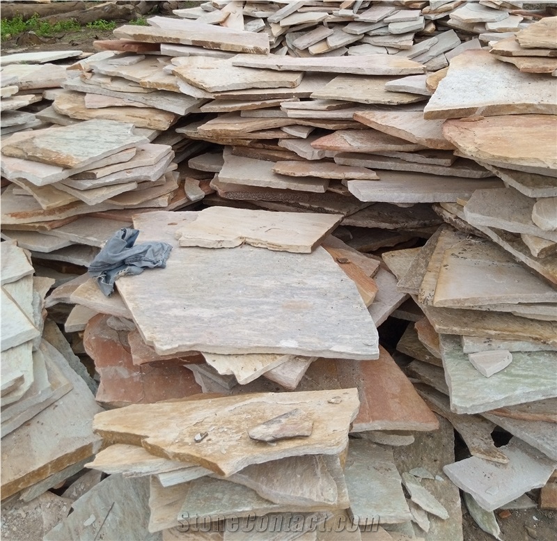 Multicolor Quartzite Landscaping Flagstone